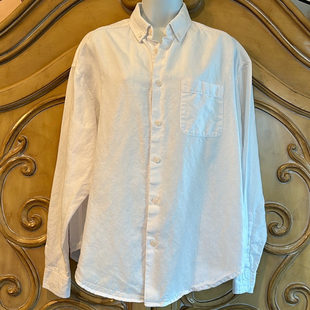 ASOS white button down shirt
